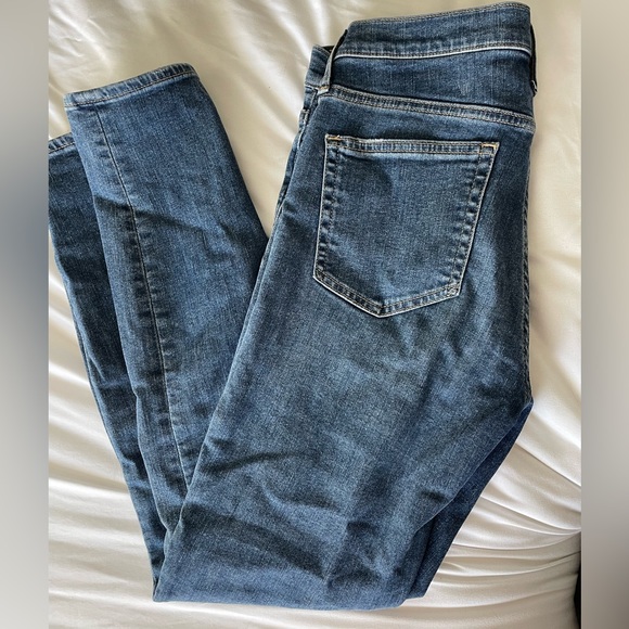 GAP size 26 high rise skinny jeans - Picture 2 of 4